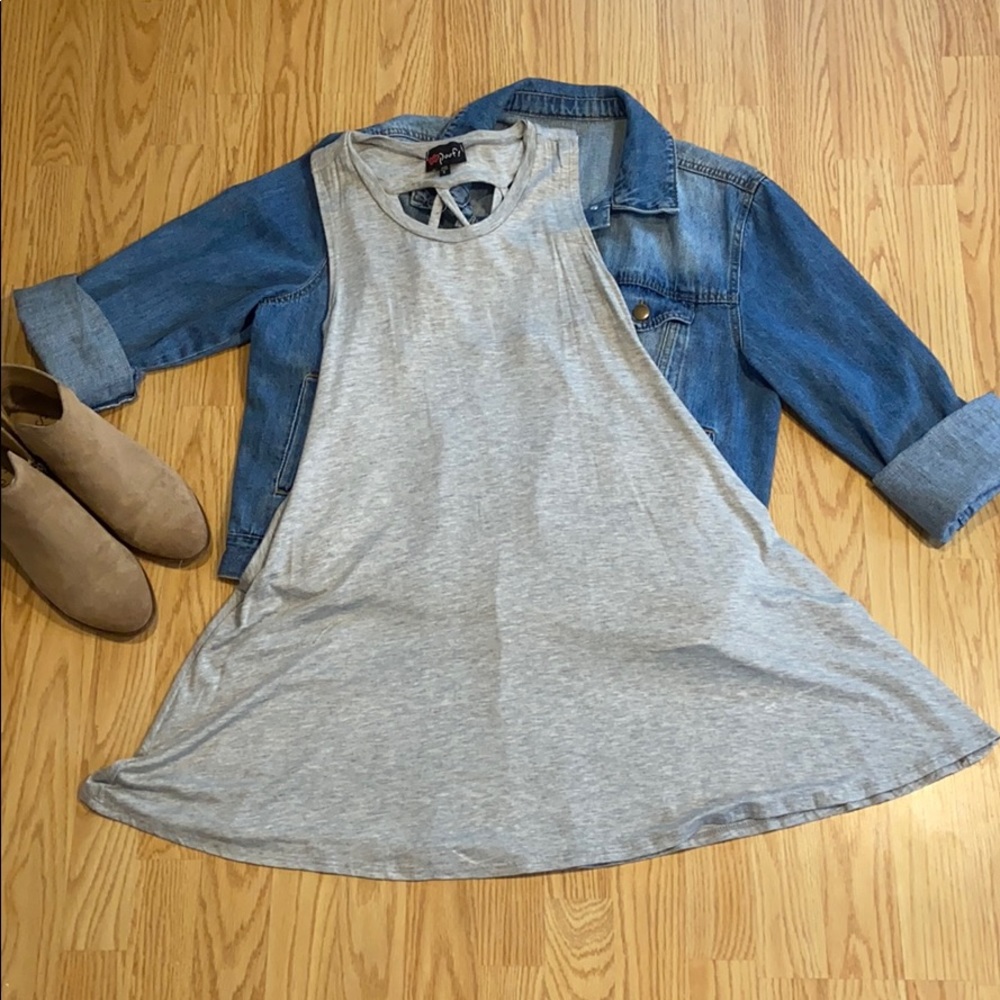 Poof! Juniors A-line Dress